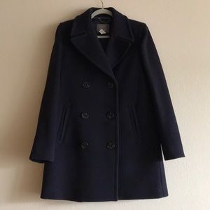 Never Worn Beautiful Navy Blue Peacoat